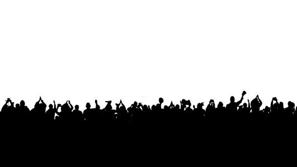Crowd of People on the White Background by edvideo74 | VideoHive